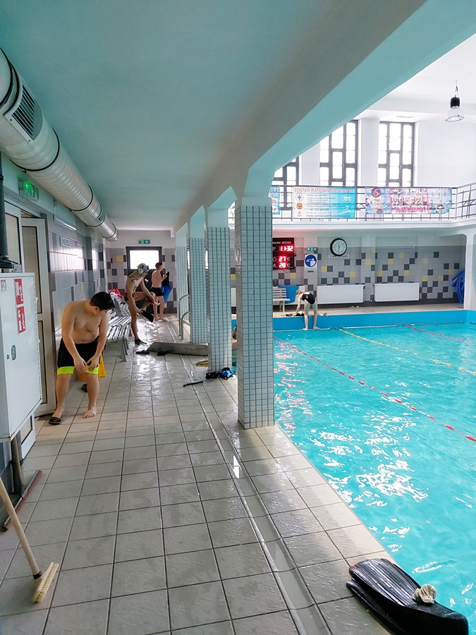 Hokej pod wodą Walenie Siemianowice Śląskie Trening 11 I 2025